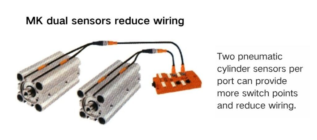 Conve1ntional Sensor The cable and the mounting screw are on opposite sides of the housing. If the cable is pulled the sensor may become dislodged